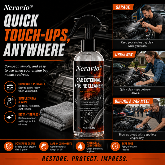 Waterless Fast Acting Car Engine Bay Cleaner