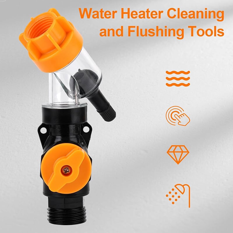 🔥HOT SALE🔥 50% OFF✨Heavy-Duty Water Heater Clog Tool | Chemical-Free Non-Electric Sediment Cleaner for Tanks, Scale Removal Support