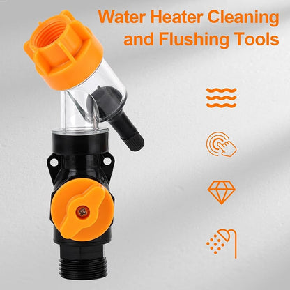 🔥HOT SALE🔥 50% OFF✨Heavy-Duty Water Heater Clog Tool | Chemical-Free Non-Electric Sediment Cleaner for Tanks, Scale Removal Support