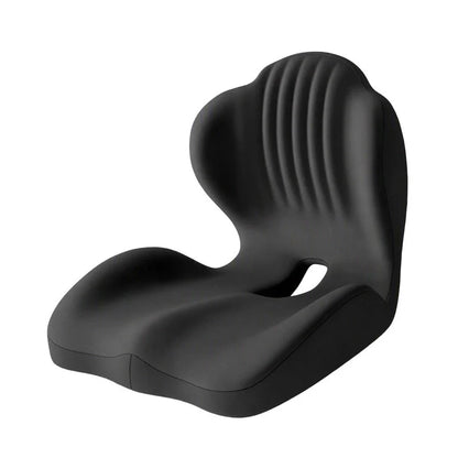 Ergonomic Memory Foam Seat Cushion with Lumbar Support – Pressure Relief, Height Boost, Universal Fit