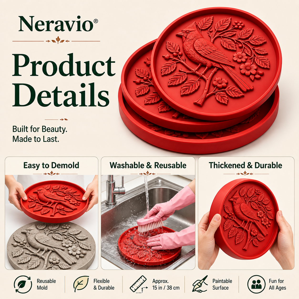 💥Garden Art Stepping Stone Mold💥