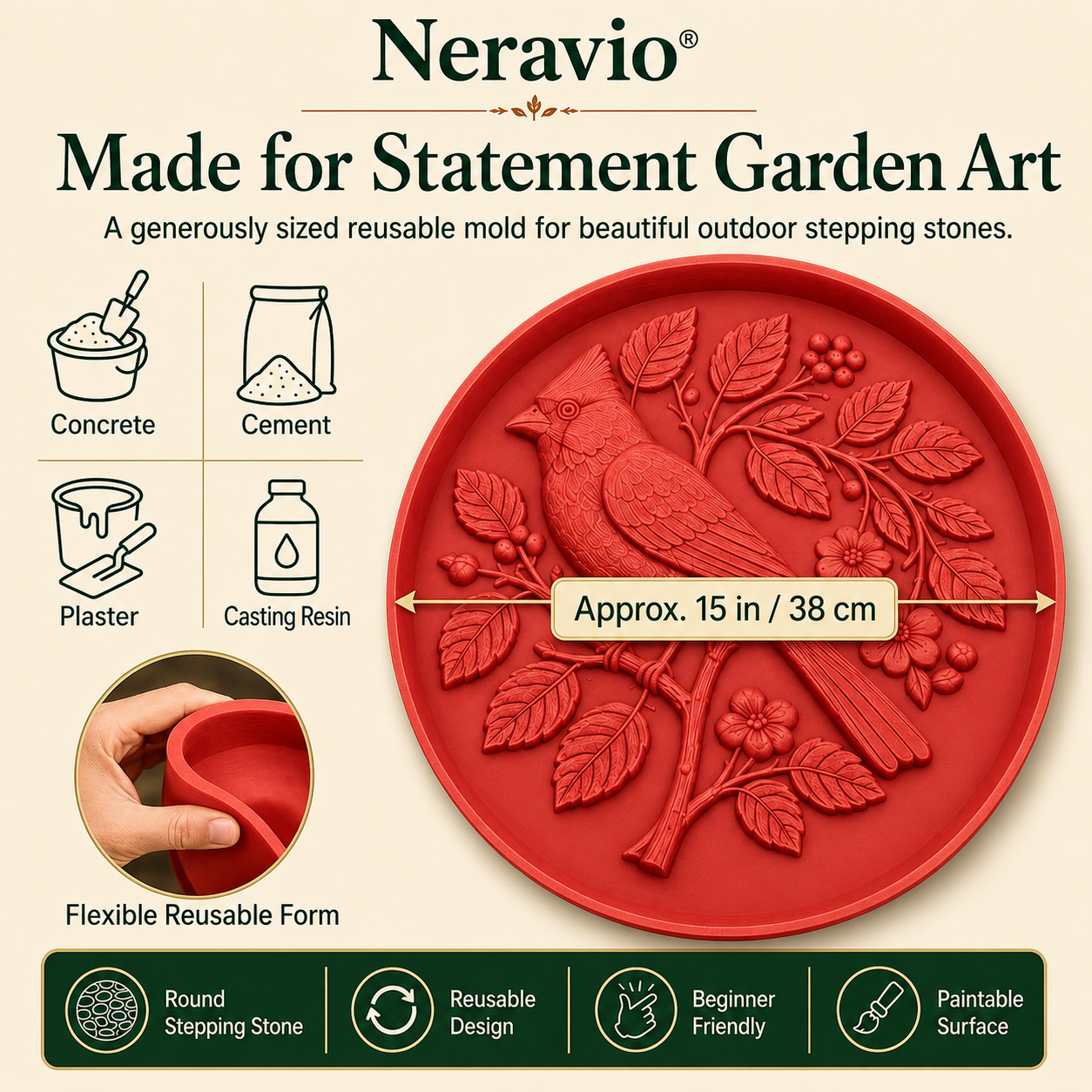 💥Garden Art Stepping Stone Mold💥