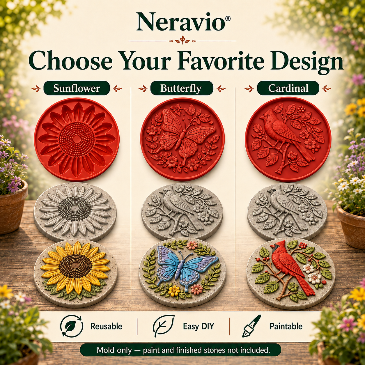 💥Garden Art Stepping Stone Mold💥