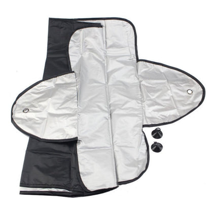 Car Windshield Cover with Suction Cups – prevents frost & snow. Keeps car cool in summer, no scraping in winter! 🛡️✅