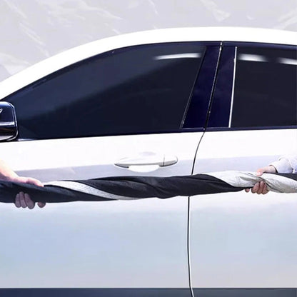 Car Windshield Cover with Suction Cups – prevents frost & snow. Keeps car cool in summer, no scraping in winter! 🛡️✅