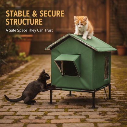 🐈Elevated Insulated Outdoor Cat House